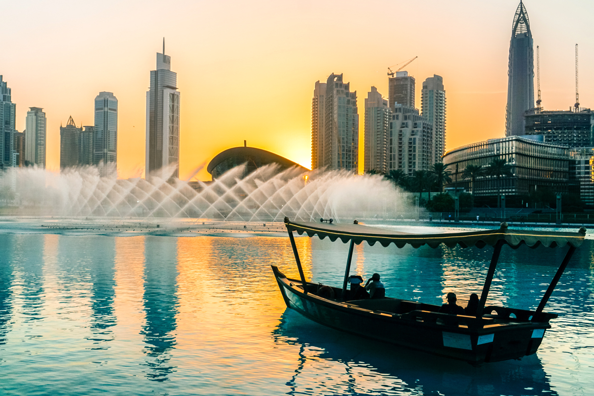 The Dubai Fountain, Choreographed Fountain System