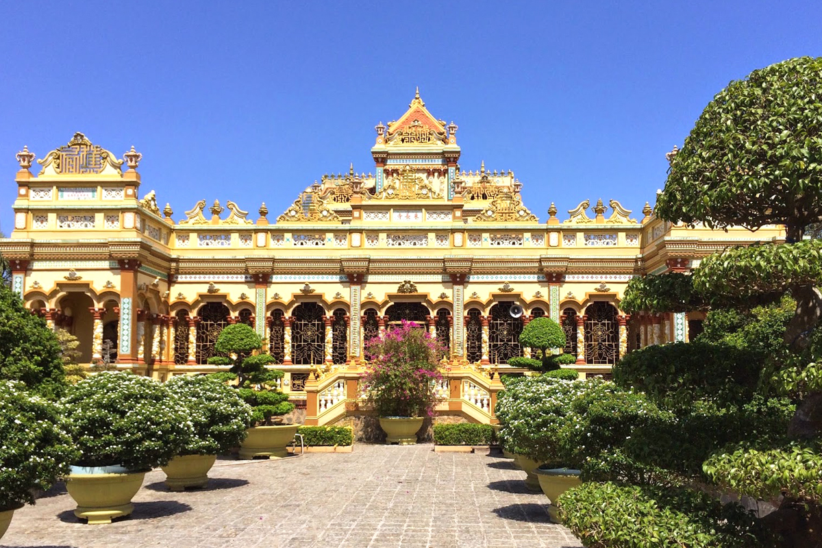 Vinh Trang Temple, Buddhist Temple, My Tho, Mekong